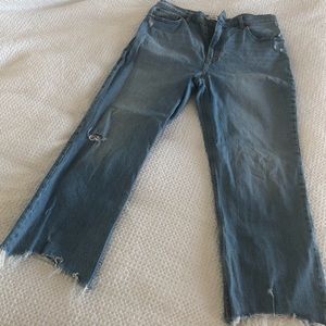 Abercrombie & Fitch Ultra High Rise Kick Flare